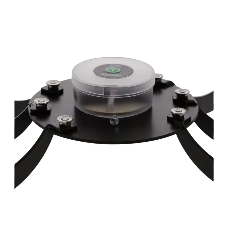 Cachimba Oduman N9 Spider turca con diseño en forma de araña, cristal soplado artesanal, acero inoxidable y LED Oduman