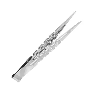 Pinzas Fuego 22 cm para carbón y tabaco de cachimba