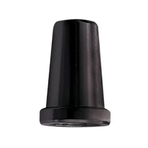 Adaptador para cazoleta de aluminio negro para cachimba