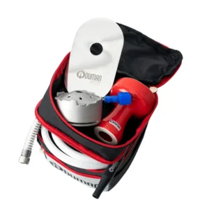 Cachimba Oduman N4 Midi de Viaje turca portátil con cristal soplado artesanal, acero inoxidable grado médico y LED multicolor