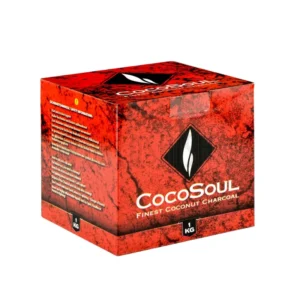Carbón Cocosoul 26mm para cachimba premium con combustión uniforme y resistente al desgaste 1kg