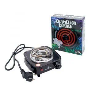Hornillo eléctrico Chameleon 500W portátil para encender carbones naturales de cachimba