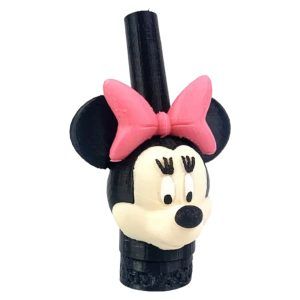 Boquilla personal 3D Minnie con lazo de lunares