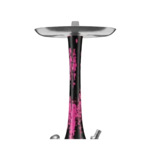Cachimba Wookah Smooth Black Pink 2.0 en madera maciza y acero V2A con base de cristal soplada a mano mastl