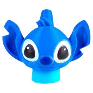 Boquilla personal 3D Stitch azul con orejas largas