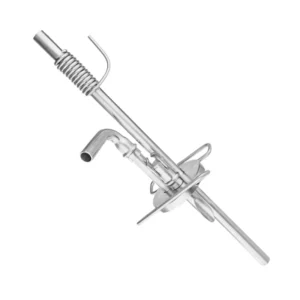 Cachimba VZ Hookah Stainless Mini en acero inoxidable con estética steampunk hecha a mano mastil