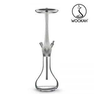 Cachimba Wookah Smooth White Nox 2.0 de madera blanca con acero V2A