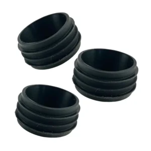 Junta goma negra base 4cm para shishas con encaje tradicional y sello firme