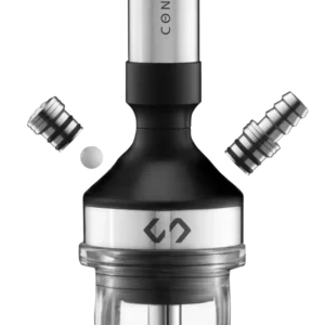 detalle cachimba Conceptic Smart Carbon acero inoxidable