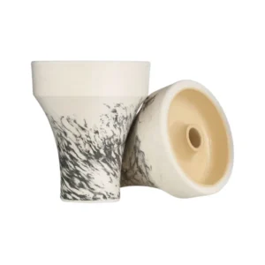 Cazoleta Solaris Prometheus phunnel de barro blanco con carga esmaltada