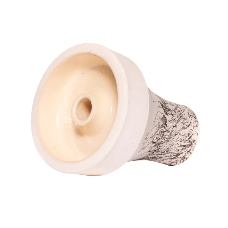 Cazoleta Solaris Prometheus phunnel de barro blanco con carga esmaltada
