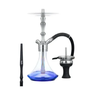 Pack cachimba Aladin MVP 360 alemana en acero inoxidable de 36 cm con difusor regulable, hornillo eléctrico, cazoleta TGS Nilo, gestor Coldprov, papel aluminio grueso, punzón y carbón Max Flow en The Good Shisha