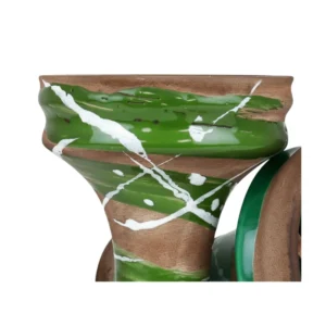 Cazoleta Conceptic Design Killer Green rusa de barro rojo tipo killer con 6 agujeros
