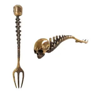 Tenedor Maklaud Skull para cachimba de cobre