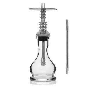 Cachimba VZ Hookah Custom Mini en acero inoxidable V2A con diseño modular y difusor regulable