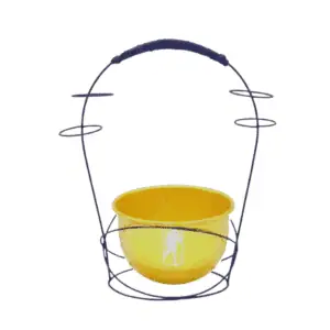 Carbonera Wire Kobe para cachimba en aluminio anodizado con mango de cuerda integrada inspirada en la NBA