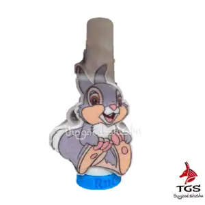 Boquilla personal 3D conejo con orejas largas para cachimba