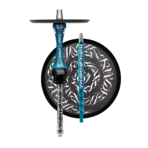 Cachimba Alpha Hookah Artist Collection edición especial premiada con certificado de autenticidad y base rusa