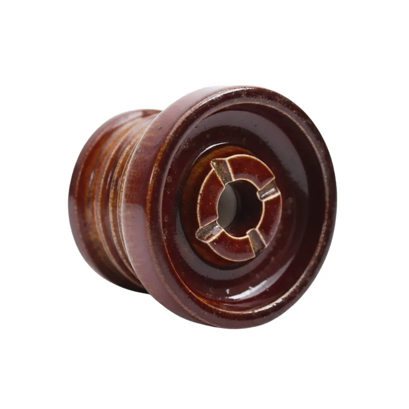 Cazoleta Kolos X Phunnel de barro blanco esmaltado con phunnel central