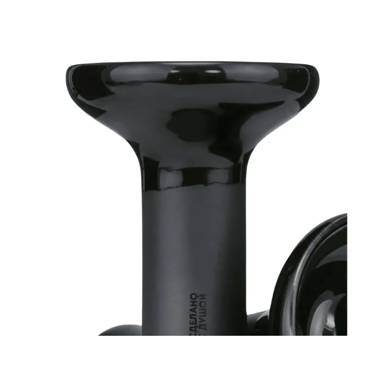 Cazoleta Oblako x Doosha Phunnel Black de barro blanco con esmalte único