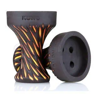 Cazoleta Kong Lava Razor de estilo tradicional con efecto lava volcánica