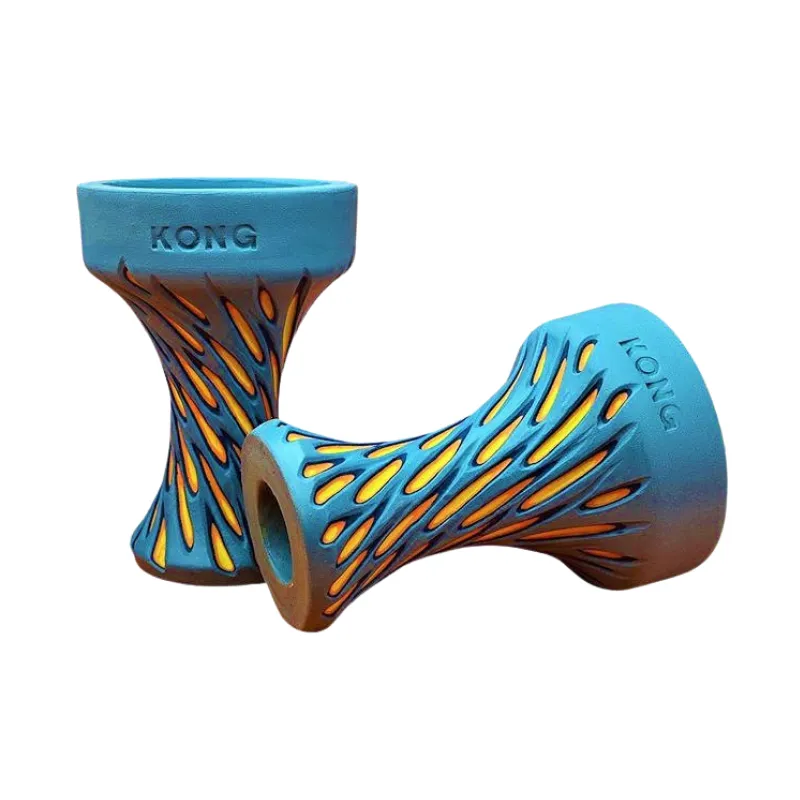 Cazoleta Kong Lava Razor Blue de estilo tradicional con efecto lava en azul