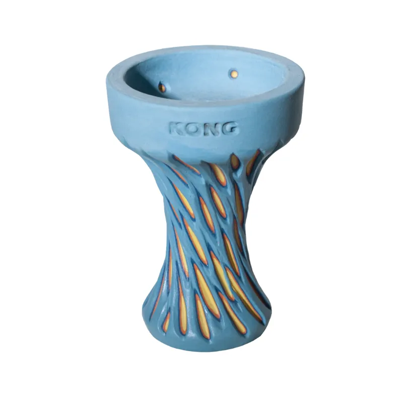 Cazoleta Kong Lava Razor Blue de estilo tradicional con efecto lava en azul