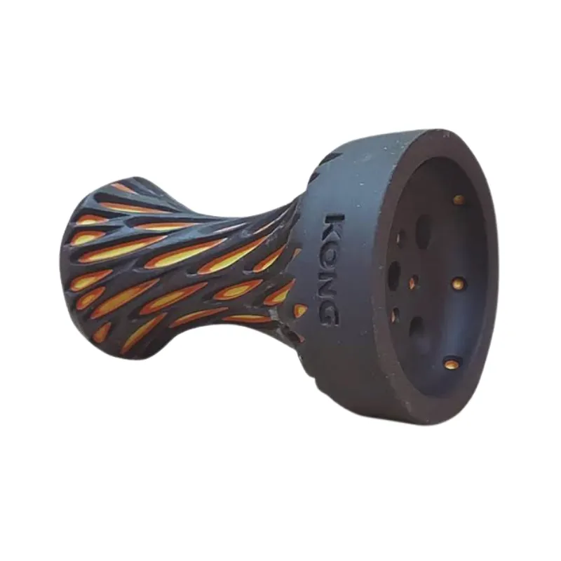 Cazoleta Kong Lava Razor de estilo tradicional con efecto lava volcánica
