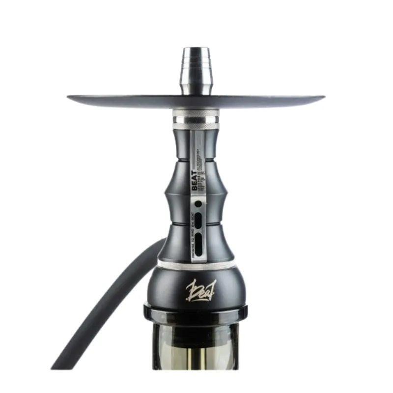 Cachimba Alpha Hookah Beat portátil de 30 cm con caja mochila y sistema de purga de 3 salidas