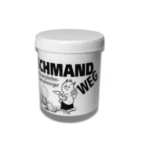 Polvo limpiador Schmand Weg para cachimba que elimina restos, olores y manchas de la base de cristal