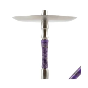 Cachimba Union Hookah Fibonacci rusa de acero inoxidable con detalles de resina acrílica