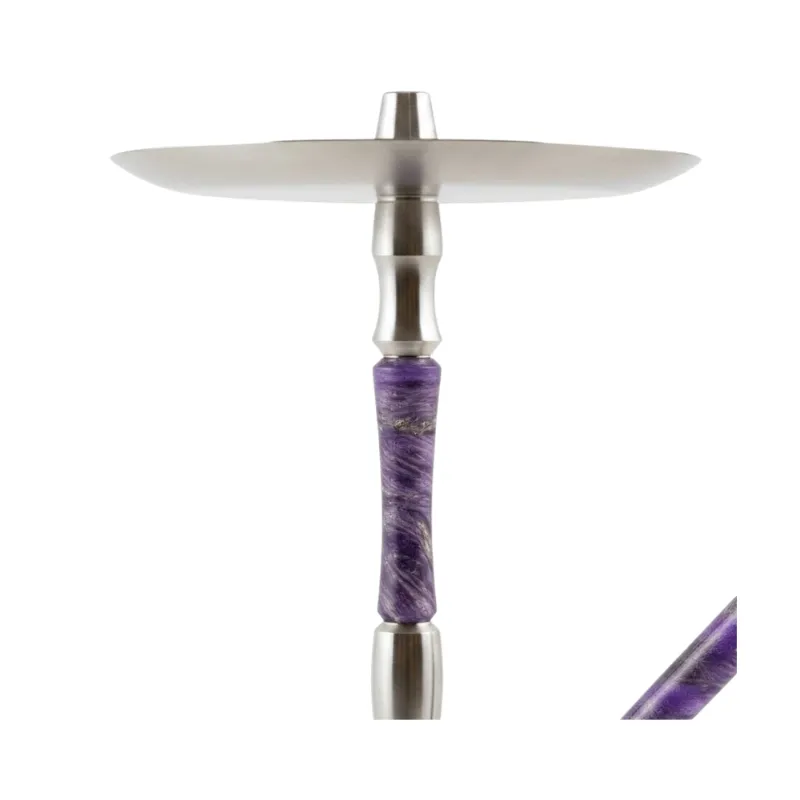 Cachimba Union Hookah Fibonacci rusa de acero inoxidable con detalles de resina acrílica
