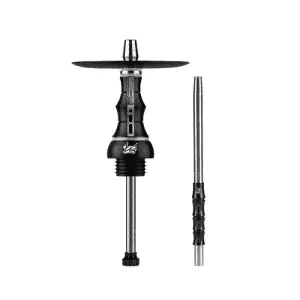 Cachimba Alpha Hookah Beat portátil de 30 cm con caja mochila y sistema de purga de 3 salidas