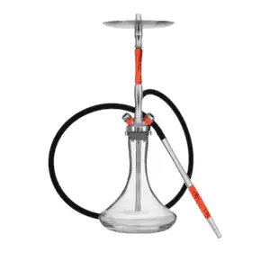 Cachimba Union Hookah Fibonacci rusa de acero inoxidable con detalles de resina acrílica