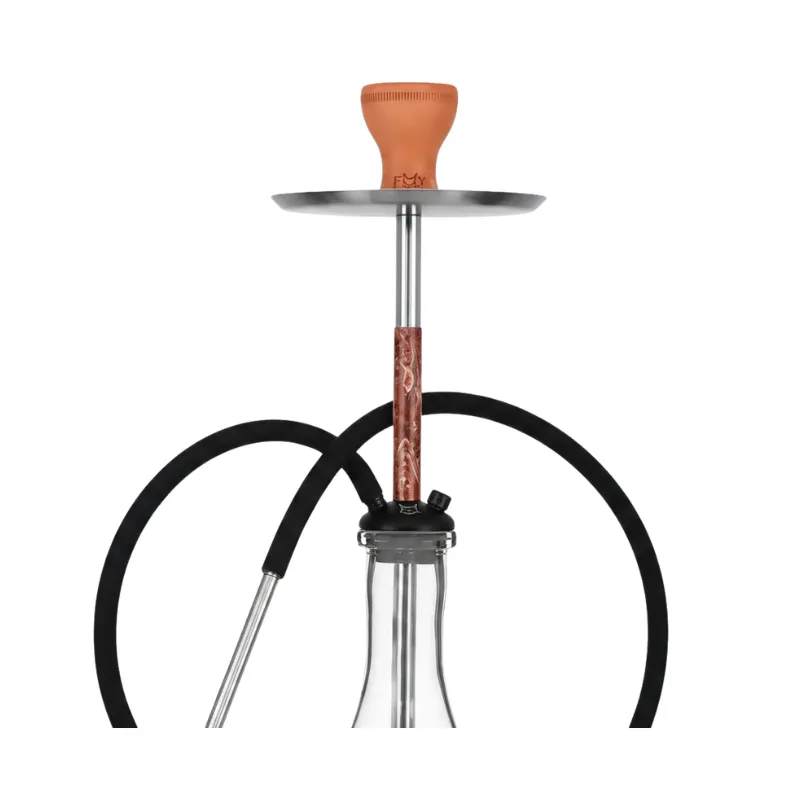 Cachimba Fox Hookah Little Stab portátil de 53 cm con base ancha