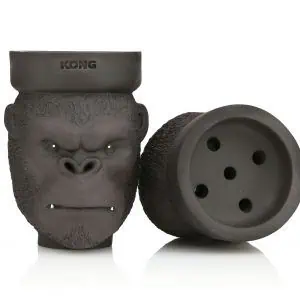Cazoleta Kong King Kong de barro rojo con forma de gorila y purga por la nariz