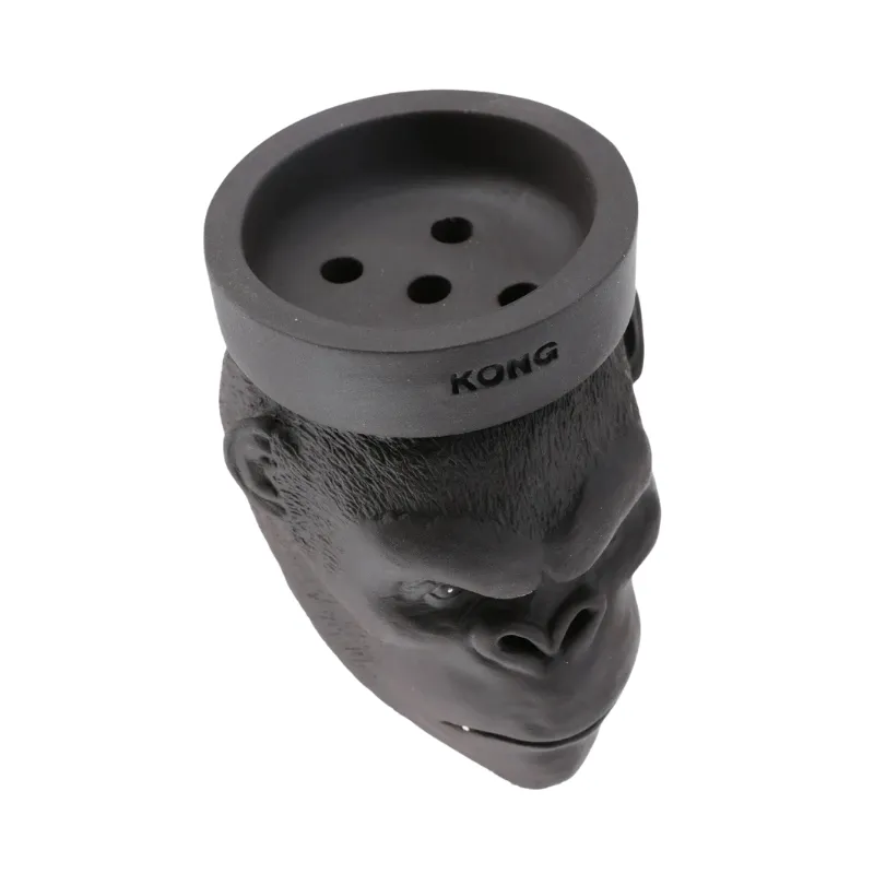 Cazoleta Kong King Kong de barro rojo con forma de gorila y purga por la nariz