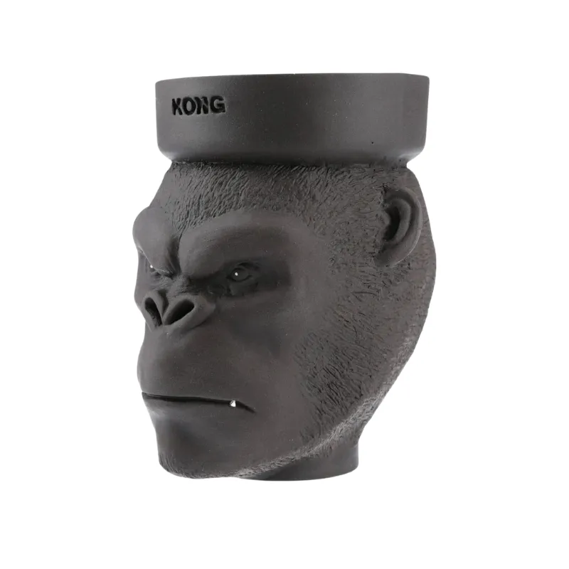 Cazoleta Kong King Kong de barro rojo con forma de gorila y purga por la nariz