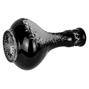 Base Caesar Crystal Frozen Drop Black de cristal negro