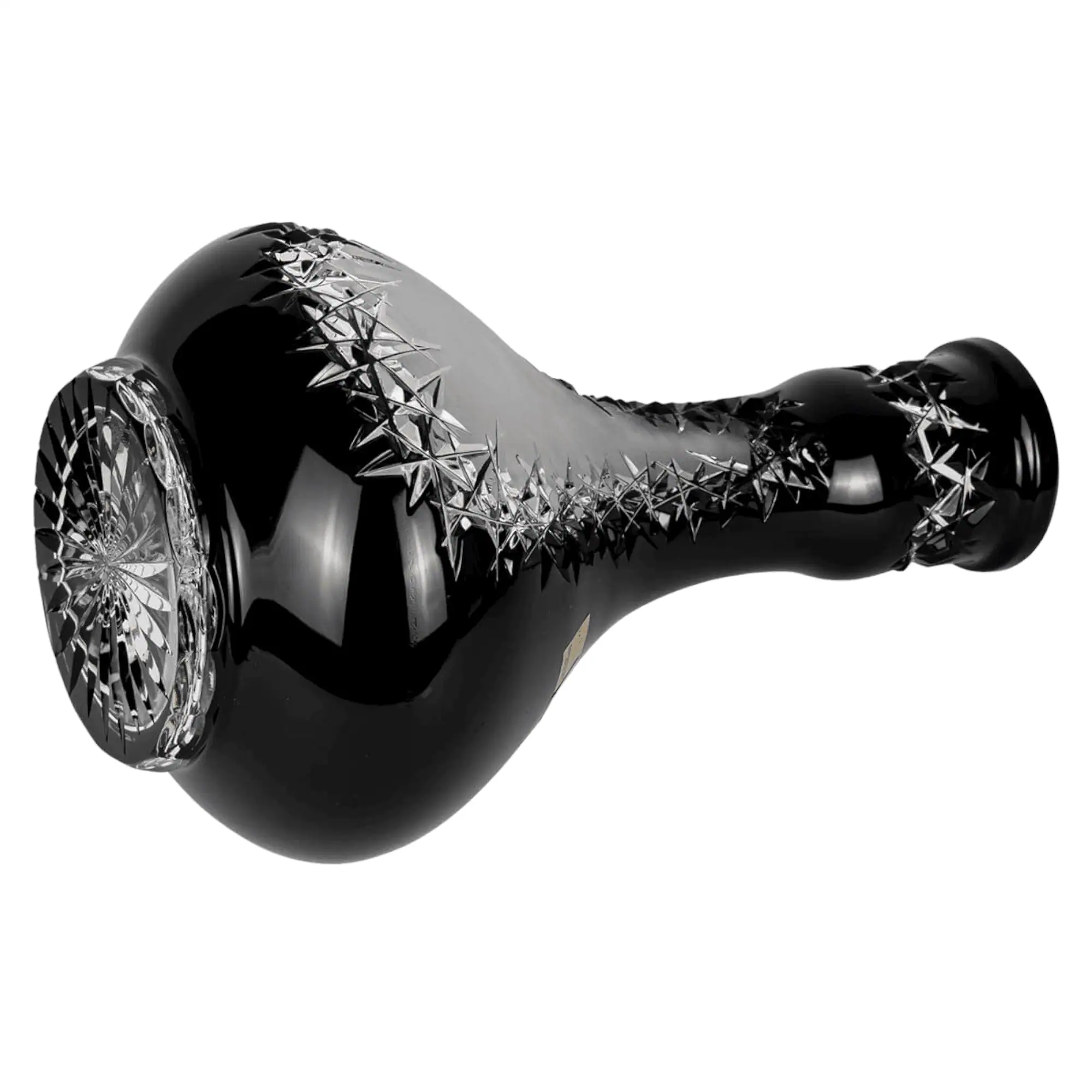 Base Caesar Crystal Frozen Drop Black de cristal negro