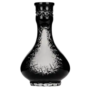 Base Caesar Crystal Frozen Drop Black de cristal negro