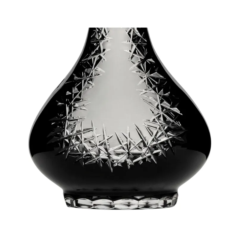 Base Caesar Crystal Frozen Drop Black de cristal negro