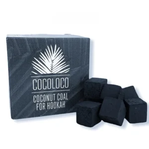 Carbón Cocoloco 26mm 1 kg natural de cáscara de coco para cachimba