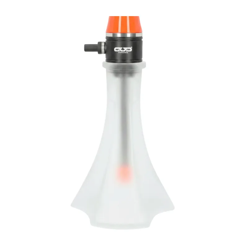 Cachimba OVO Dope 360 Neo White rusa de acero inoxidable con purga vertical flotante