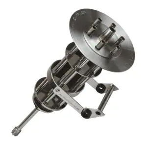 Cachimba Shi Carver Minigun Limited rusa con diseño militar imitando una ametralladora multicañón y sistema de purga con 6 orificios