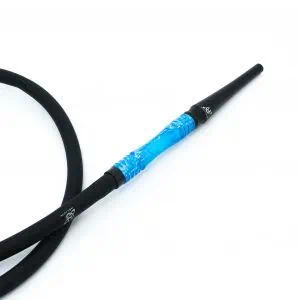 Manguera Helium Elysium de silicona con boquilla de acero inoxidable y resina, 180 cm total y muelle antidobleces
