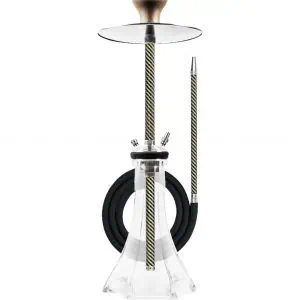 Cachimba RF Carbono rusa de fibra de carbono con cámara de acero V2A