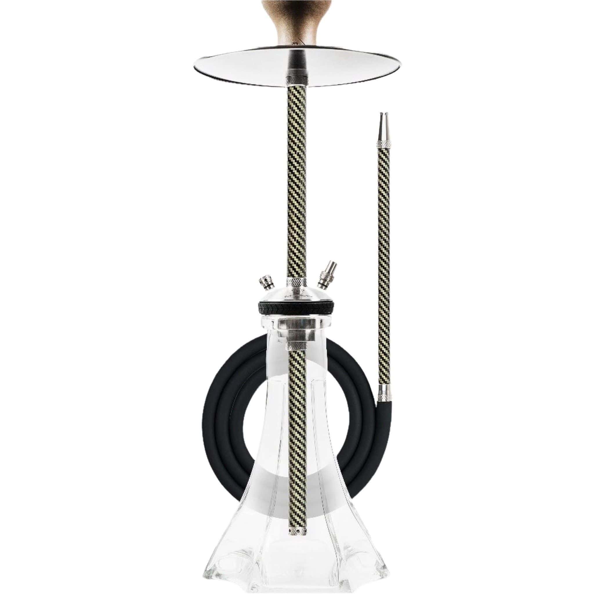 Cachimba RF Carbono rusa de fibra de carbono con cámara de acero V2A