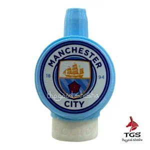 Boquilla personal 3D Manchester City celeste para cachimba