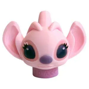 Boquilla personal 3D Stitch rosa con orejas largas